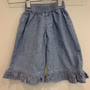 Matilda Jane, EUC, jeans ruffle pants sz 12 months